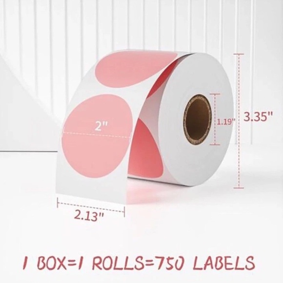 2" Round Color Coding Labels Roll Circle Dot Sticker Self-Adhesive Removable - Picture 1 of 1